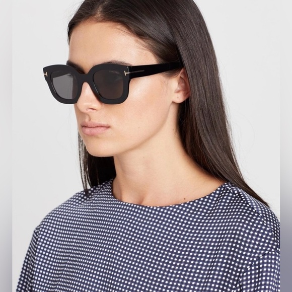 Tom Ford Pia Shiny Black Sunglasses - Picture 15 of 16